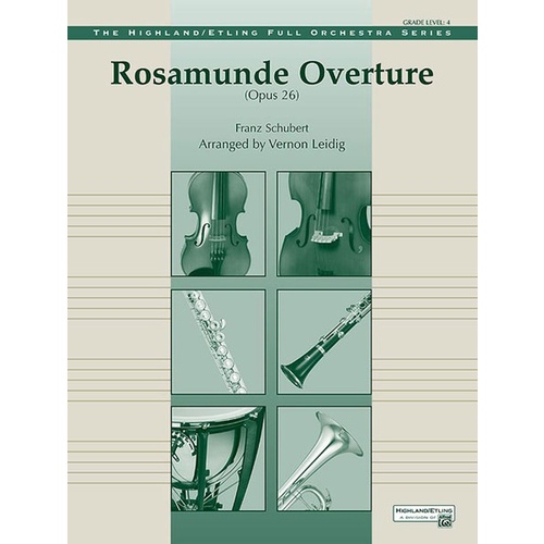Rosamunde Overture Op 26 Full Orchestra Sheet Music Gr 4
