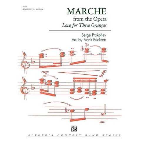 March From Opera Love For 3 Oranges Concert Band Gr 3