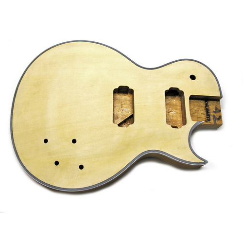 Guitar Body Arched Maple Veneer Top Sanded & Sealed