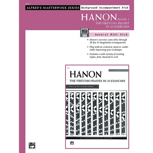 Hanon Virtuoso Pianist Book 1 Midi