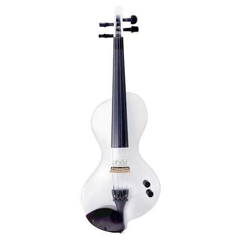 PHOS Electric Violin with Case - Shadow Pickup System - Carbon-Patterned Finish