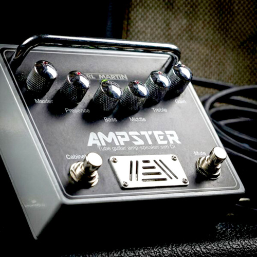 Carl Martin Ampster Tube Guitar Amp Speaker Sim DI Pedal