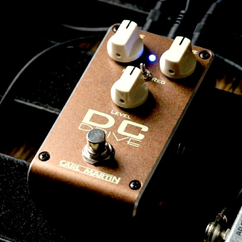 Carl Martin DC Drive Overdrive Guitar Pedal with FAT Switch and Tone Control