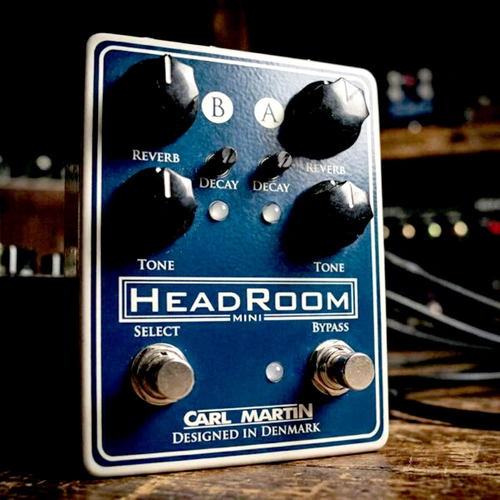 Carl Martin Headroom Mini Guitar Pedal with Dual Spring Reverb Simulator