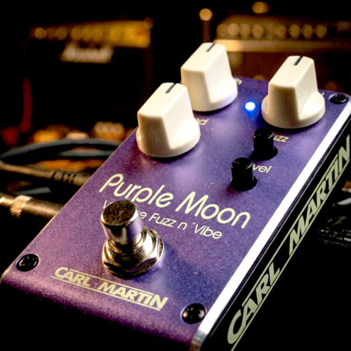 Carl Martin Purple Moon Vintage-Style Fuzz Guitar Pedal with Modulation Controls