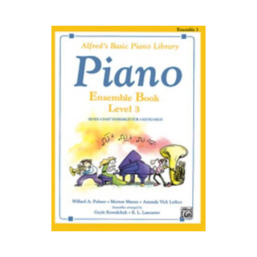 ABPL Ensemble Book 3 - Piano Sheet Music with 4-Part Ensembles and Electronic Sounds