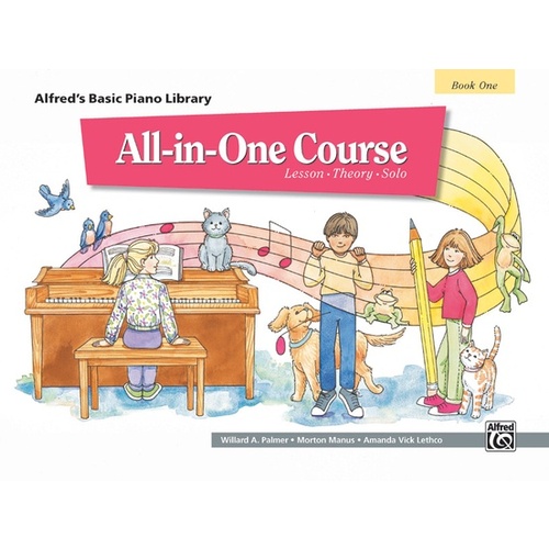 Alfred's Basic Piano Library (ABPL) All-In-One Course Book 1 USA Edition