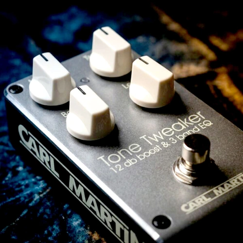 Carl Martin Tone Tweaker Guitar Pedal with 3 Band EQ and 12 dB Boost