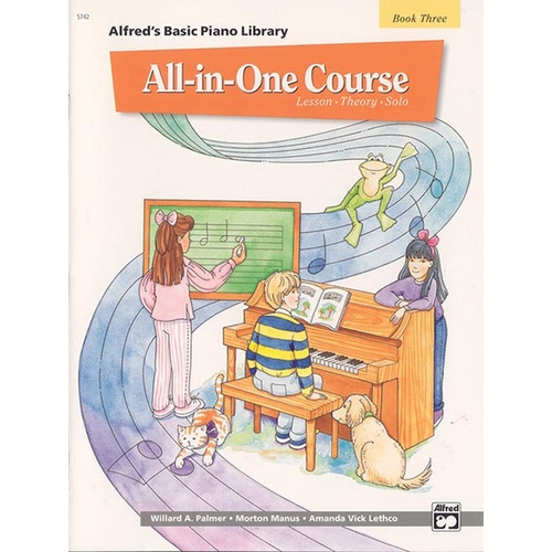 Alfred's Basic Piano Library (ABPL) All-In-One Course Book 3 USA Edition