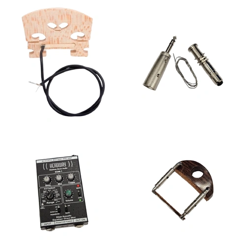Headway VL3 Active Violin Pickup Package with Integrated Bridge and Discrete Output Jack