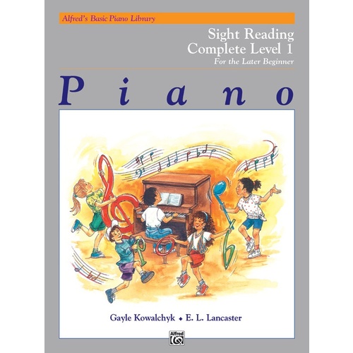 Alfred's Basic Piano Library (ABPL) Sight Reading Book Complete Level 1