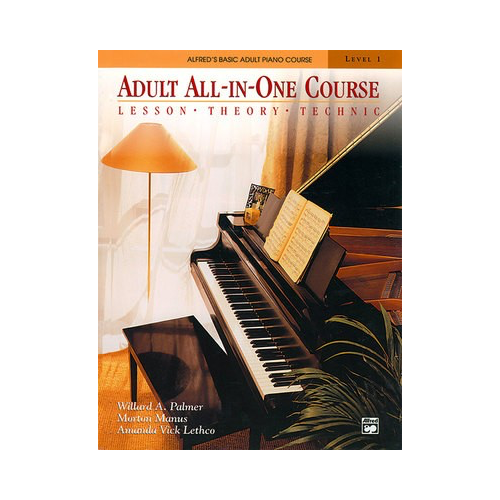 ABPL Adult All-in-One Course Book 1 - Comprehensive Piano Method with Lessons, Theory, Technique, and Repertoire