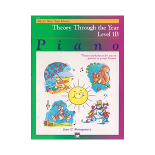 ABPL Theory Through the Year Book 1B - Piano Sheet Music and Method Book