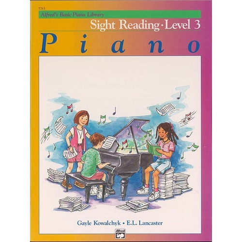 Alfred's Basic Piano Library (ABPL) Sight Reading Book 3