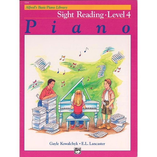 Alfred's Basic Piano Library (ABPL) Sight Reading Book 4