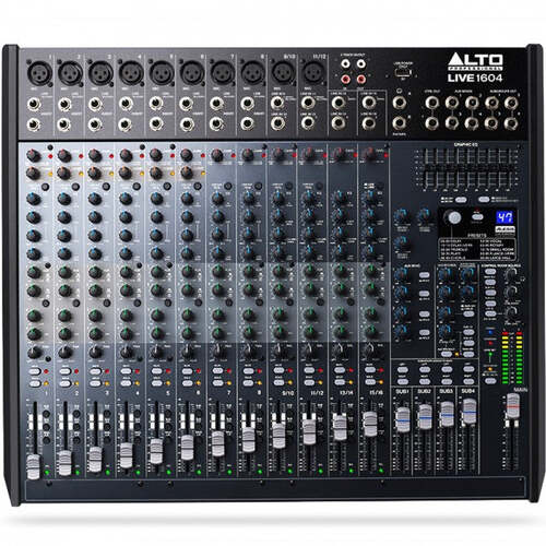 Alto Professional LIVE-1604 Mixer 16-Ch w/ Effects & USB