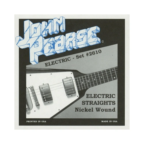 John Pearse 2610 Nickel Electric Guitar Strings Set 11-50
