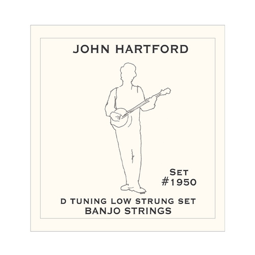 John Pearse John Hartford Banjo Nickel Low D Tuning String Set 11-36