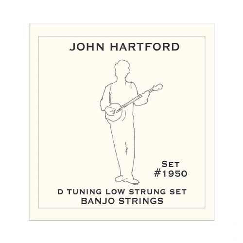 John Pearse John Hartford Banjo Nickel Low D Tuning Strings Set (11-36)