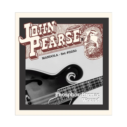 John Pearse 2250 Mandola Strings Loop End .012 to .049 Gauge Set