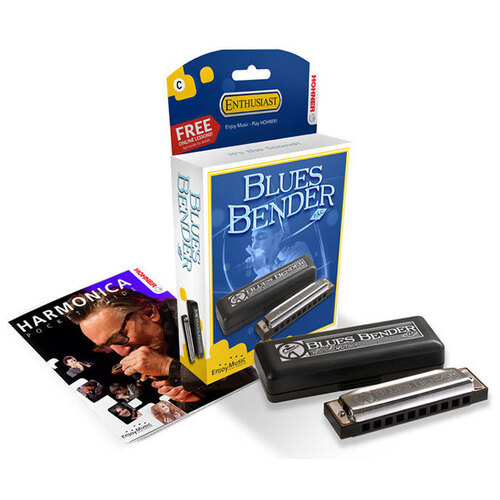 Hohner Enthusiast Series Blues Bender Harmonica in the Key of A