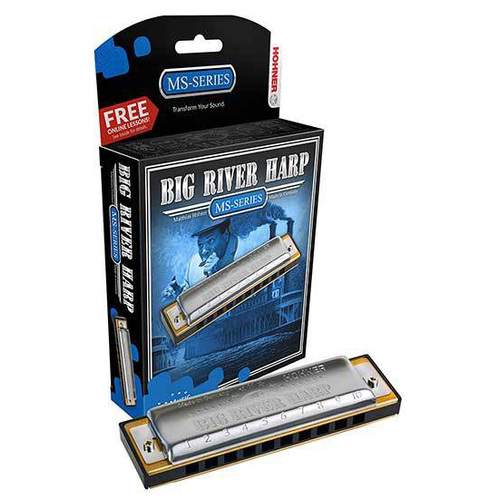 Hohner MS Series Big River Harmonica in the Key of F