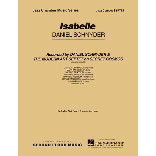 Isabelle Jazz Combo Score/Parts