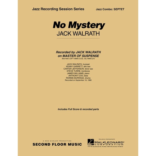 No Mystery Jazz Combo Jazz Combo Sfmjc (Music Score/Parts)