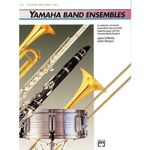 Yamaha Band Ensembles Book 3 for Tenor Saxophone