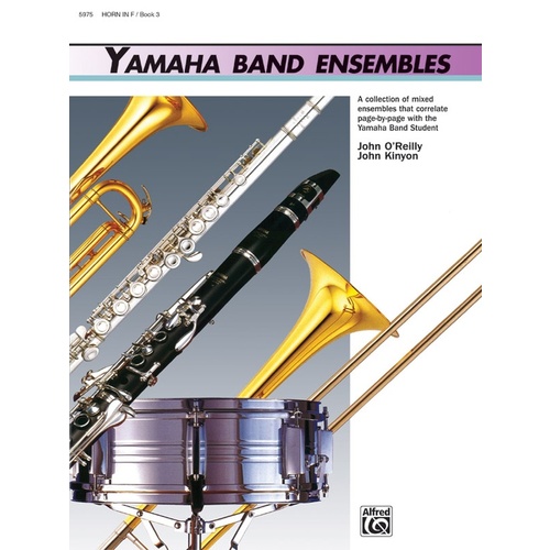 Yamaha Band Ensembles Book 3 Horn In F