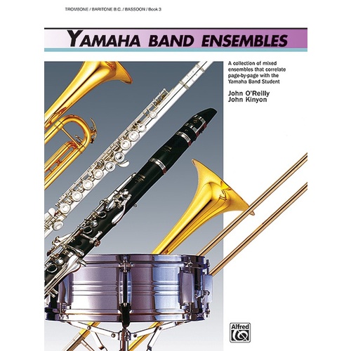 Yamaha Band Ensembles Book 3 Trombone/Baritone Bc/Bassoon