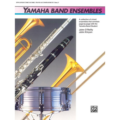 Yamaha Band Ensembles Book 3 Piano Accompaniment/Score