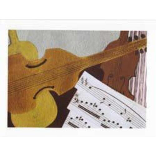 Greeting Cards Three Strings (Pack Of 5) 