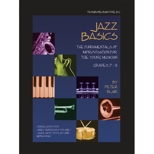 Jazz Basics Trombone Baritone Bc Book