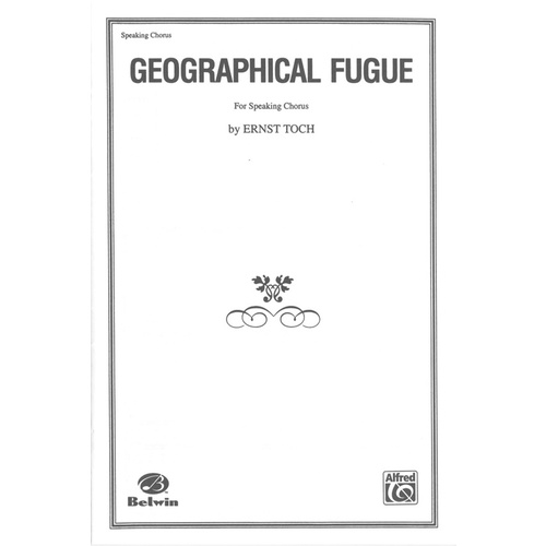 Geographical Fugue SATB