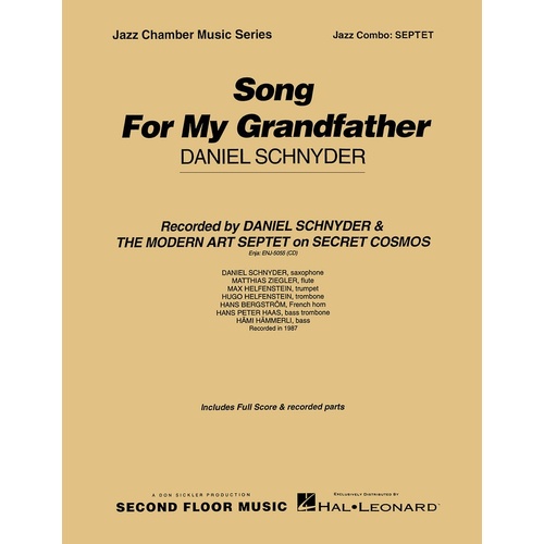 Song For My Grandfather Jazz Combo Score/Parts