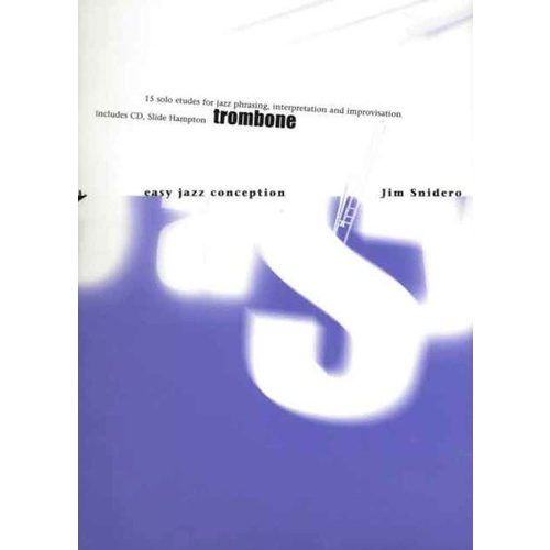 Easy Jazz Conception Trombone Book/CD
