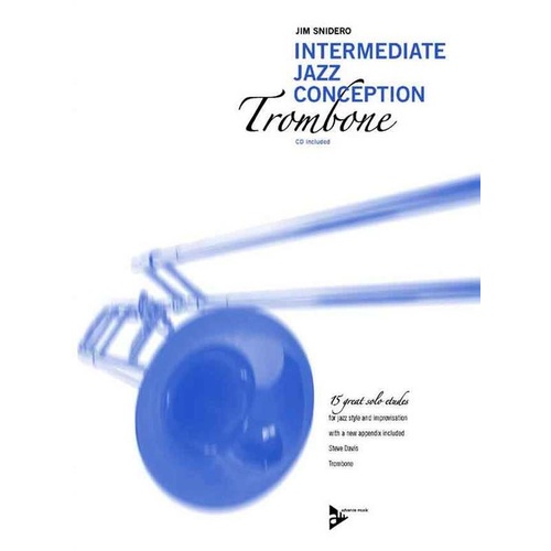 Intermediate Jazz Conception Trombone Book/CD