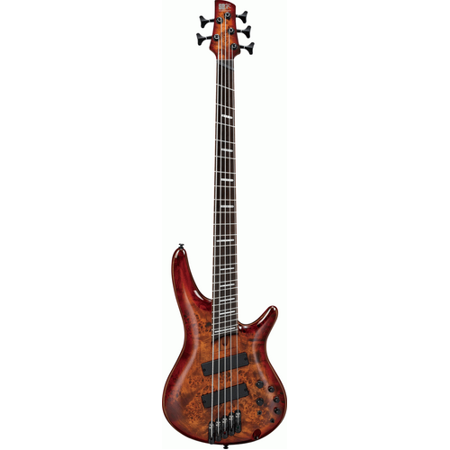 Ibanez SRMS805 BTT Electric 5-String Bass (Brown Topaz Burst)