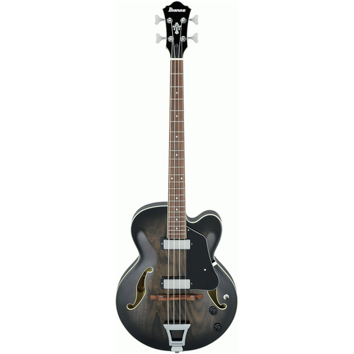 Ibanez AFB200 Artcore Hollowbody 4-String Bass Guitar (Transparent Black Sunburst)