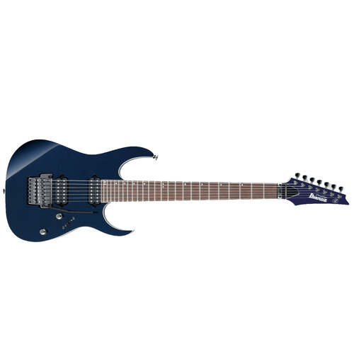 Ibanez RG2027XL Prestige Electric Guitar 7-String Dark Tide Blue w/ Case