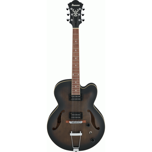Ibanez AF55 Artcore Hollowbody Electric Guitar (Transparent Black Flat)