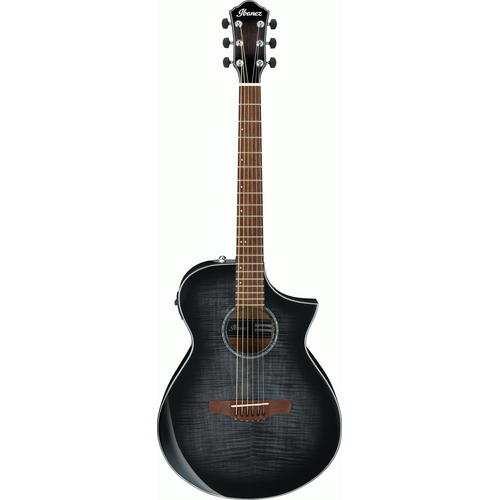 Ibanez AEWC400 TKS Acoustic-Electric Guitar (Transparent Black Sunburst)