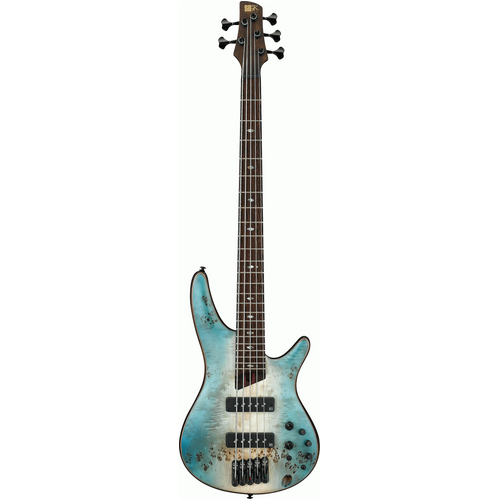 Ibanez SR1605B CHF Premium Electric 5-String Bass (Caribbean Shoreline Flat)