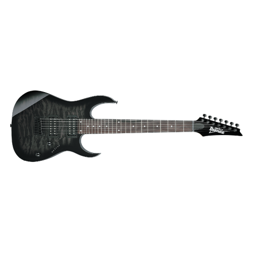 Ibanez GRG7221QA 7 String Electric Guitar Trans Black Sunburst