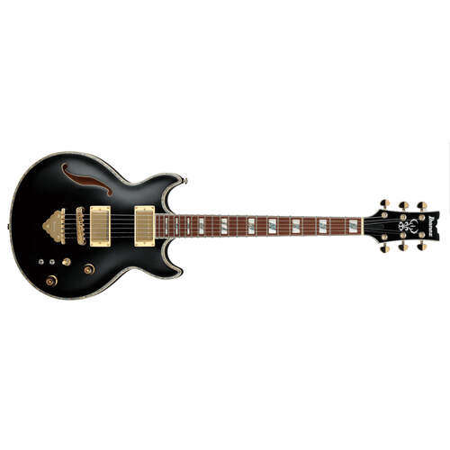 Ibanez AR520H Electric Guitar Semi-Hollow Body Black - AR520HBK