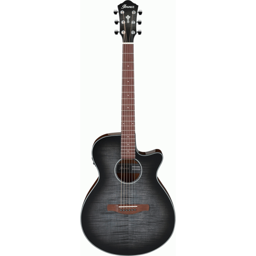 Ibanez AEG70 TCH Acoustic Guitar Transparent Charcoal Burst High Gloss
