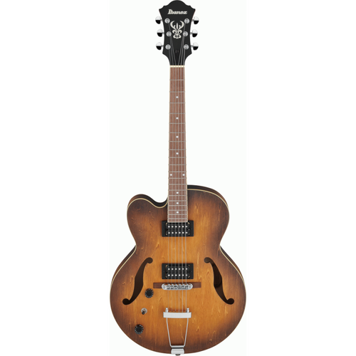 Ibanez AF55L TF Artcore Left-Handed Electric Guitar in Tobacco Flat