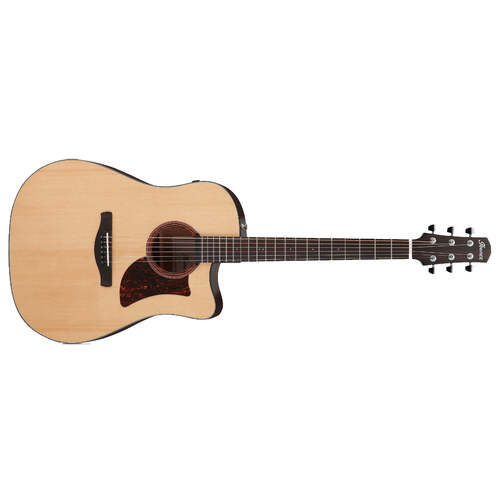 Ibanez AAD170CE Advanced Acoustic Guitar Dreadnought Gloss Natural w/ Pickup & Cutaway - AAD170CELGS