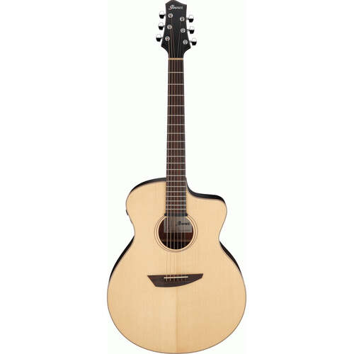 Ibanez PA300E Acoustic Guitar Natural Satin Top, Natural Low Gloss Back and Sides